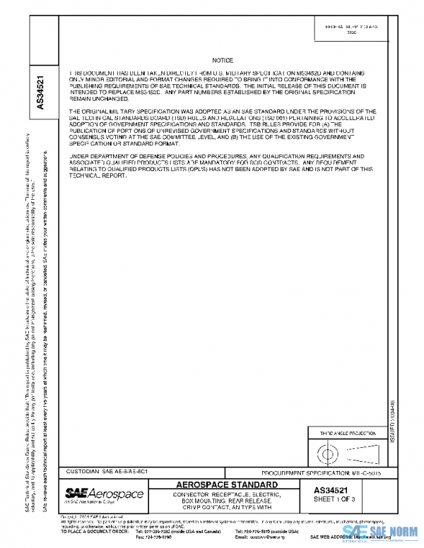SAE AS34521 PDF