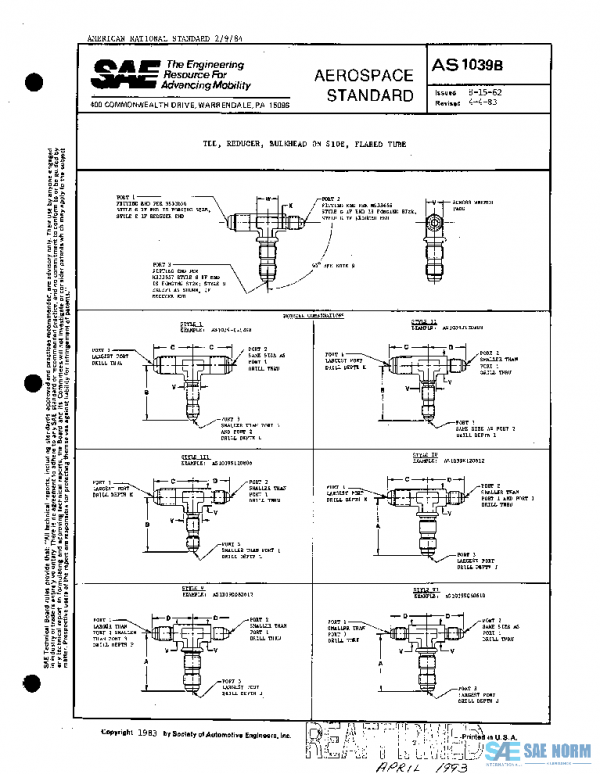 SAE AS1039B PDF