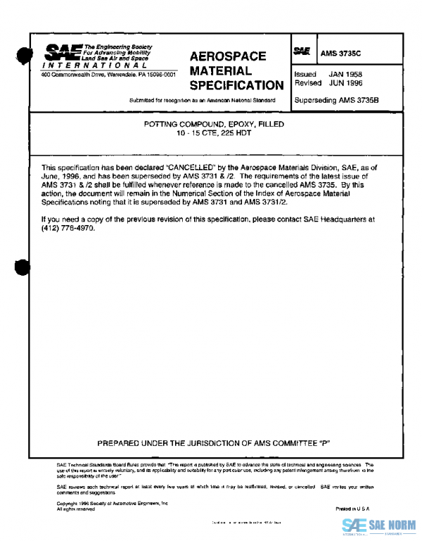 SAE AMS3735C PDF SAE AMS3735C PDF