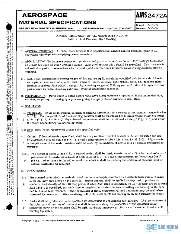 SAE AMS2472A PDF SAE AMS2472A PDF