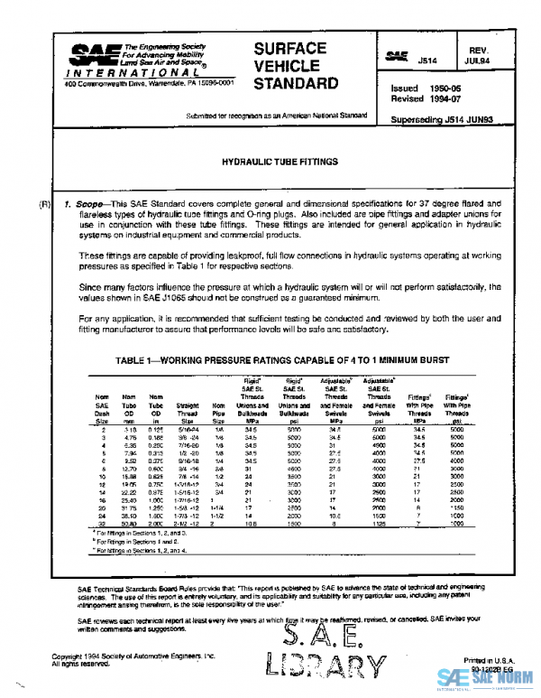 SAE J514_199407 PDF