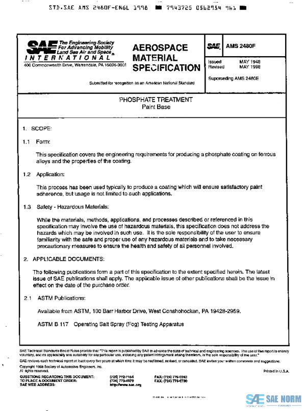 SAE AMS2480F PDF