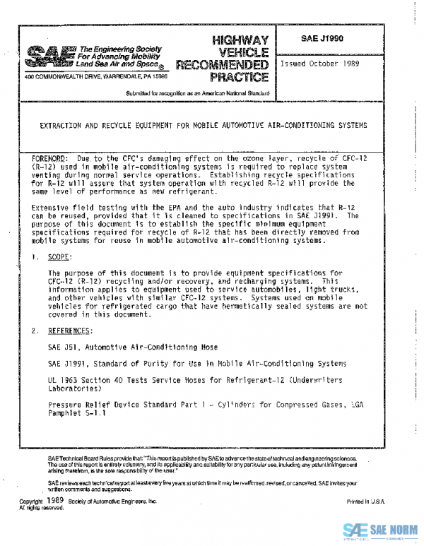SAE J1990_198910 PDF