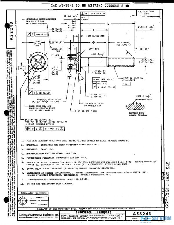 SAE AS3243 PDF