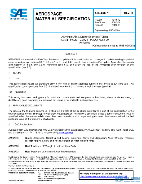 SAE AMS4080R PDF