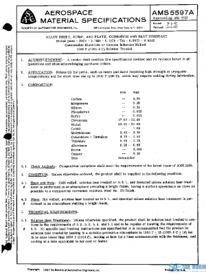 SAE AMS5597A PDF