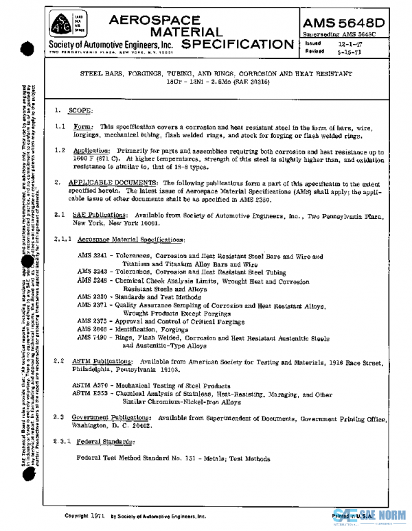 SAE AMS5648D PDF SAE AMS5648D PDF