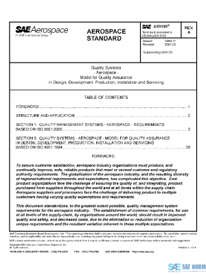 SAE AS9100A PDF
