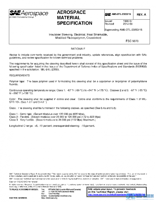SAE AMSDTL23053/18A PDF