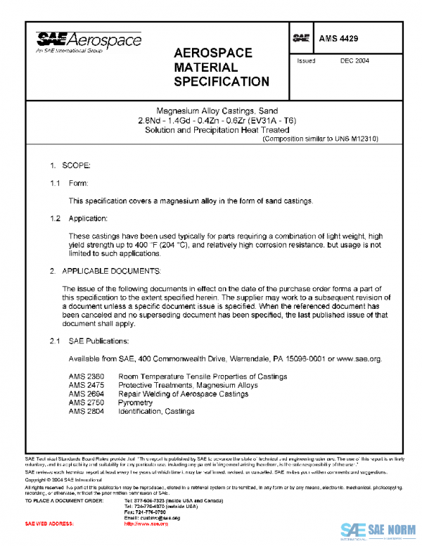 SAE AMS4429 PDF