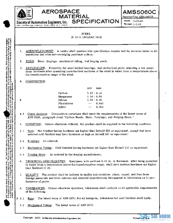 SAE AMS5060C PDF