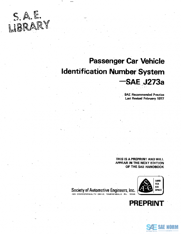 SAE J273A_197702 PDF