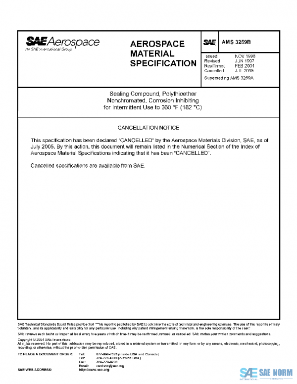 SAE AMS3259B PDF