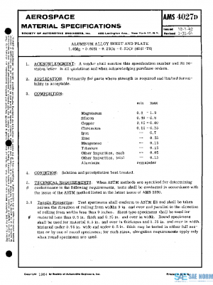 SAE AMS4027D PDF