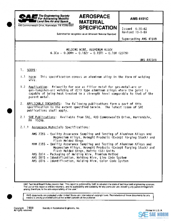 SAE AMS4191C PDF