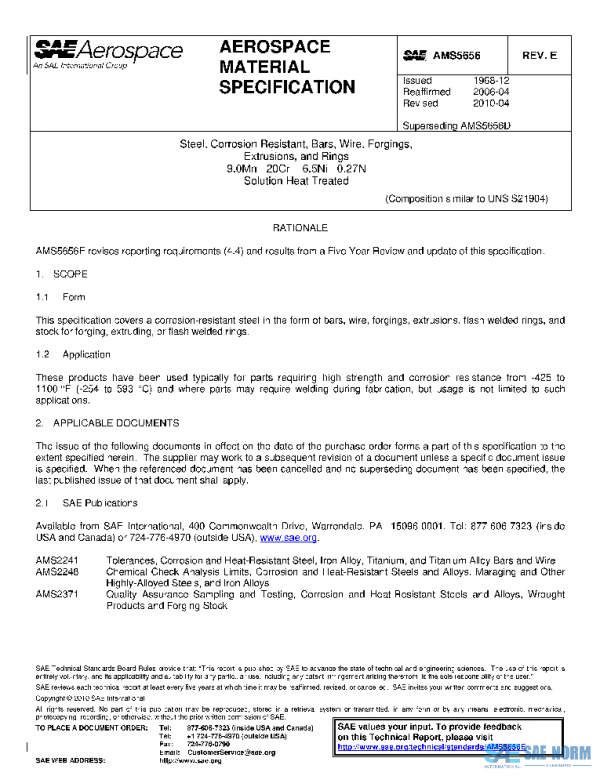 SAE AMS5656E PDF