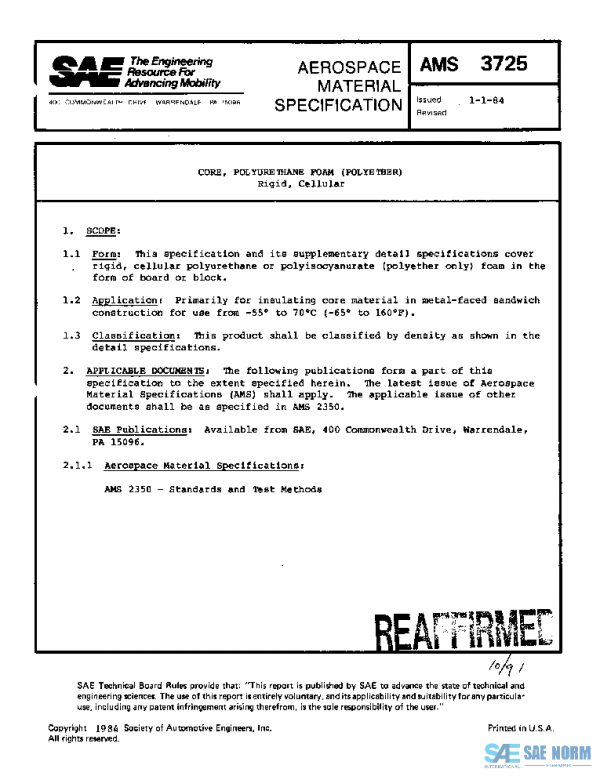 SAE AMS3725 PDF SAE AMS3725 PDF