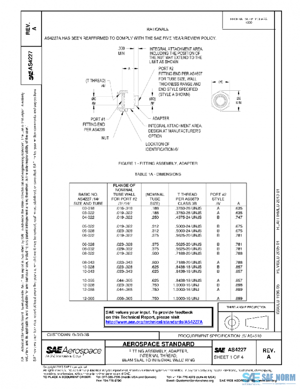 SAE AS4227A PDF SAE AS4227A PDF