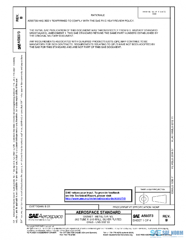 SAE AS9373B PDF SAE AS9373B PDF