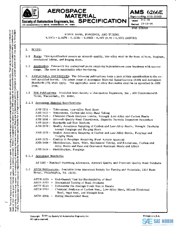 SAE AMS6266E PDF