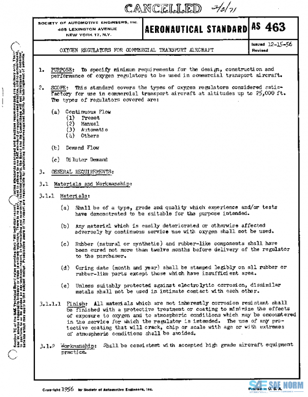SAE AS463 PDF