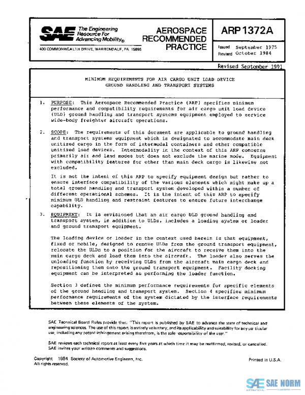 SAE ARP1372A PDF SAE ARP1372A PDF
