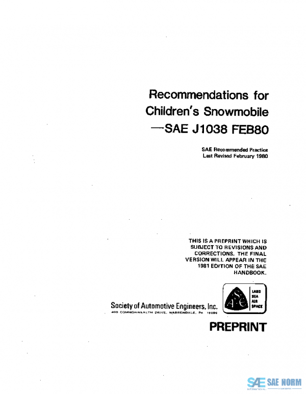 SAE J1038_198002 PDF