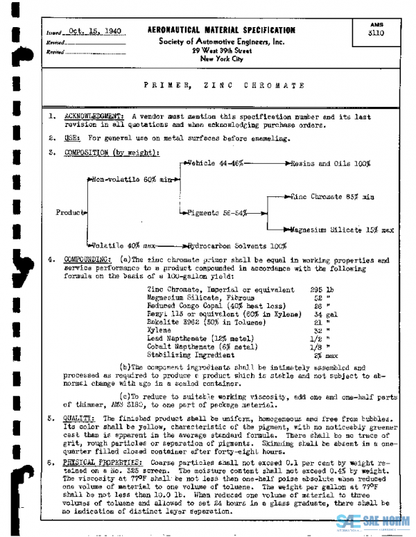 SAE AMS3110 PDF SAE AMS3110 PDF