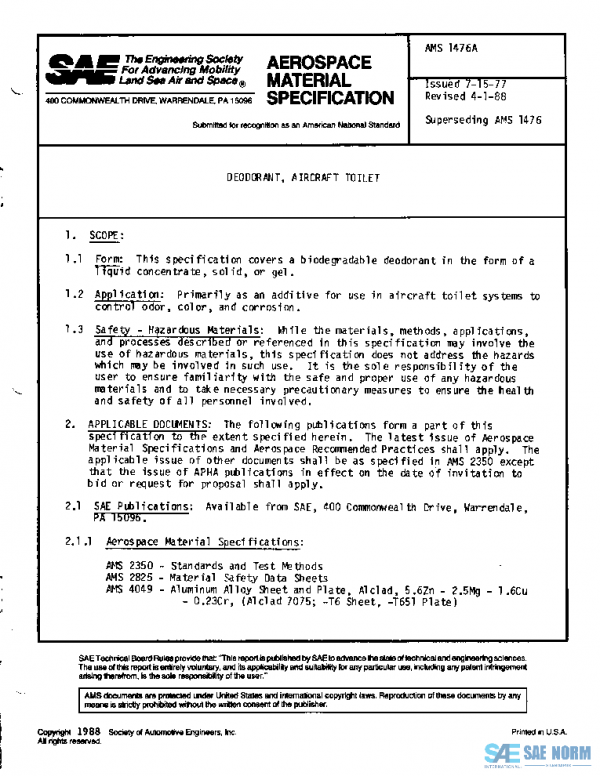 SAE AMS1476A PDF