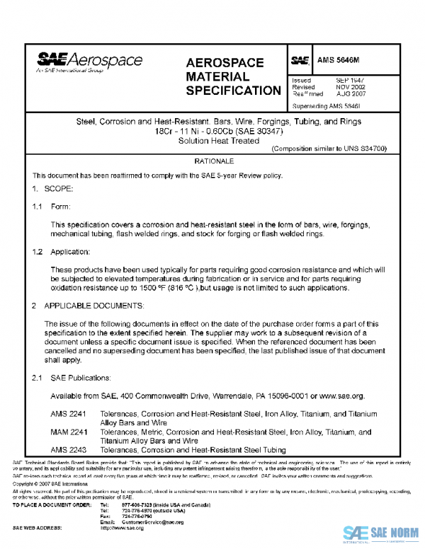 SAE AMS5646M PDF