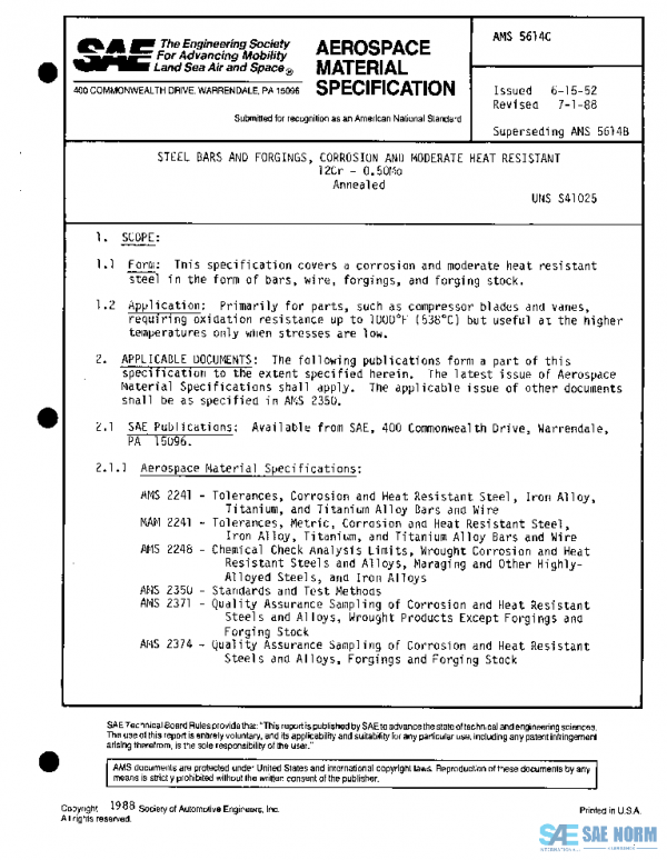 SAE AMS5614C PDF