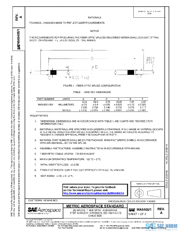 SAE MA5405/1A PDF