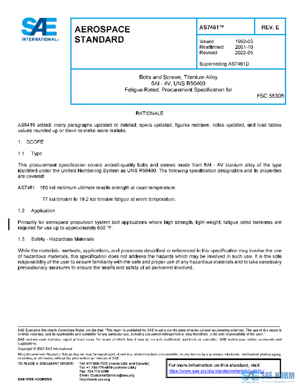 SAE AS7461E PDF
