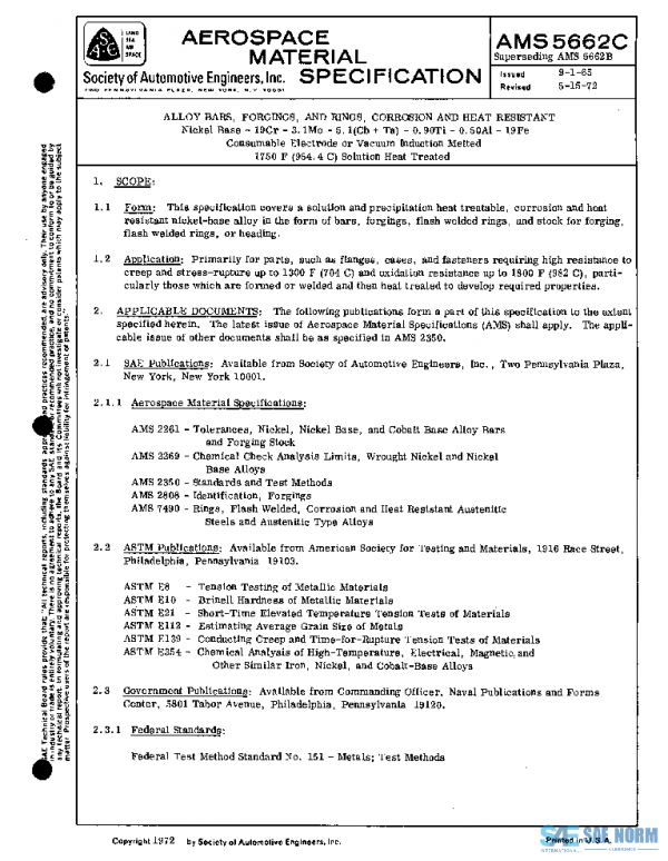 SAE AMS5662C PDF