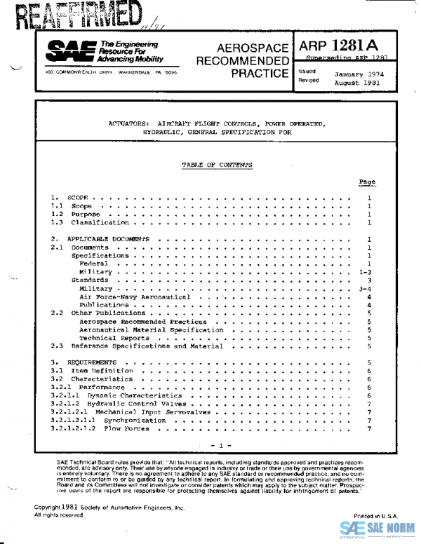 SAE ARP1281A PDF