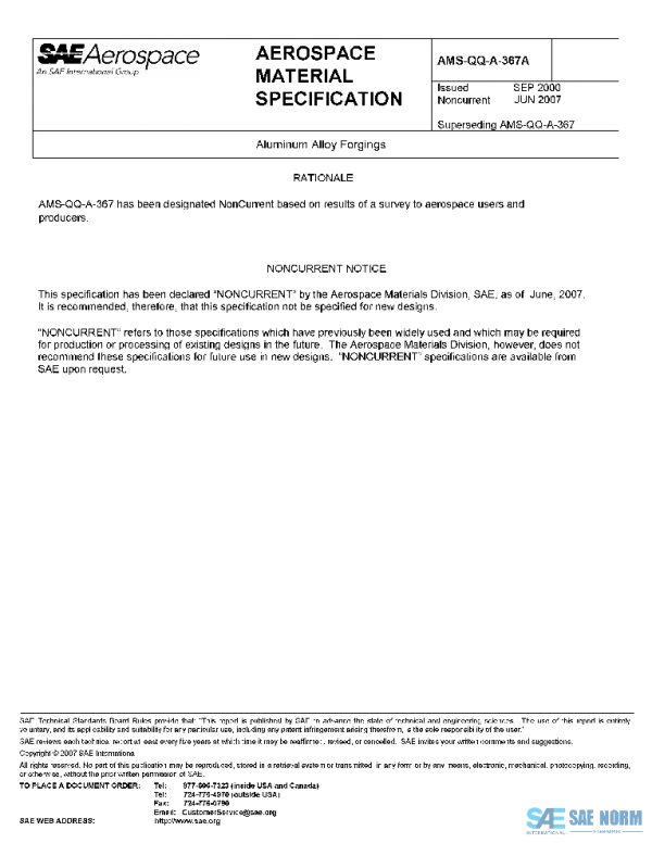 SAE AMSQQA367A PDF SAE AMSQQA367A PDF
