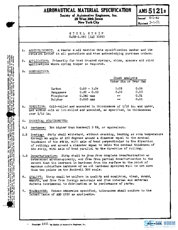 SAE AMS5121B PDF SAE AMS5121B PDF
