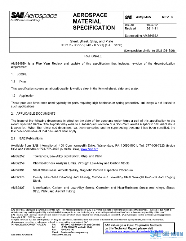 SAE AMS6455K PDF
