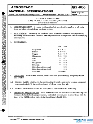 SAE AMS4053 PDF