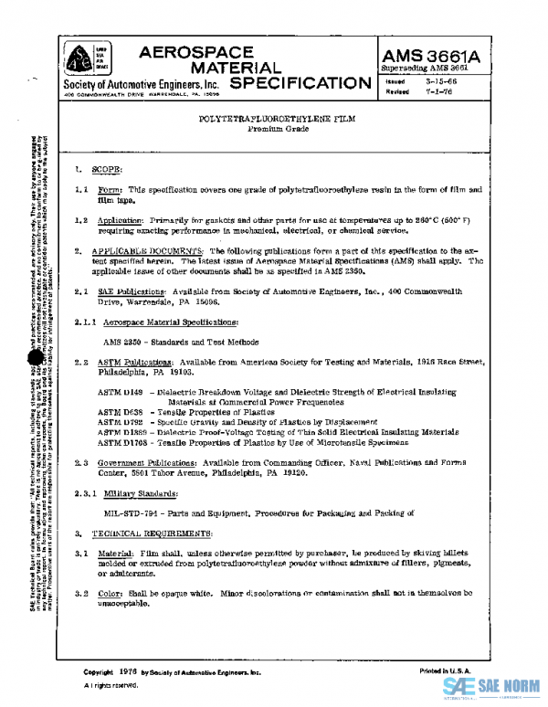 SAE AMS3661A PDF
