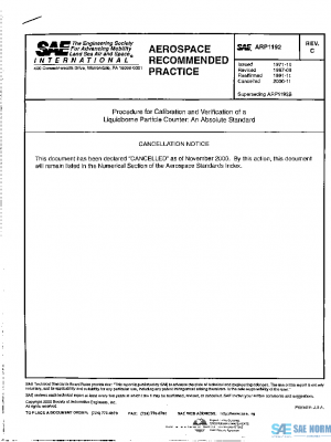 SAE ARP1192C PDF