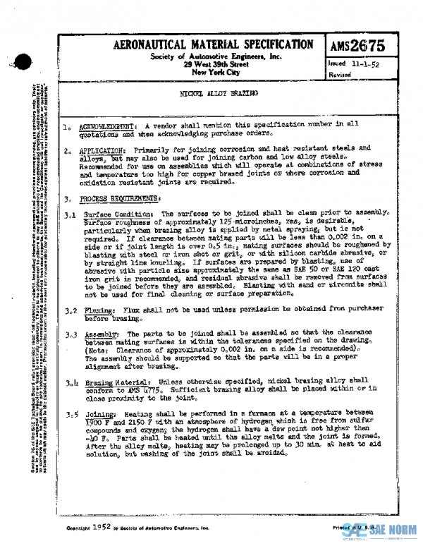 SAE AMS2675 PDF