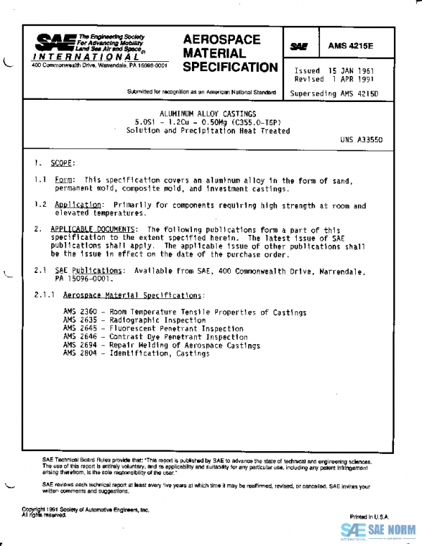 SAE AMS4215E PDF
