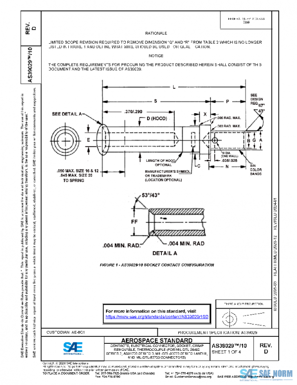 SAE AS39029/10D PDF SAE AS39029/10D PDF