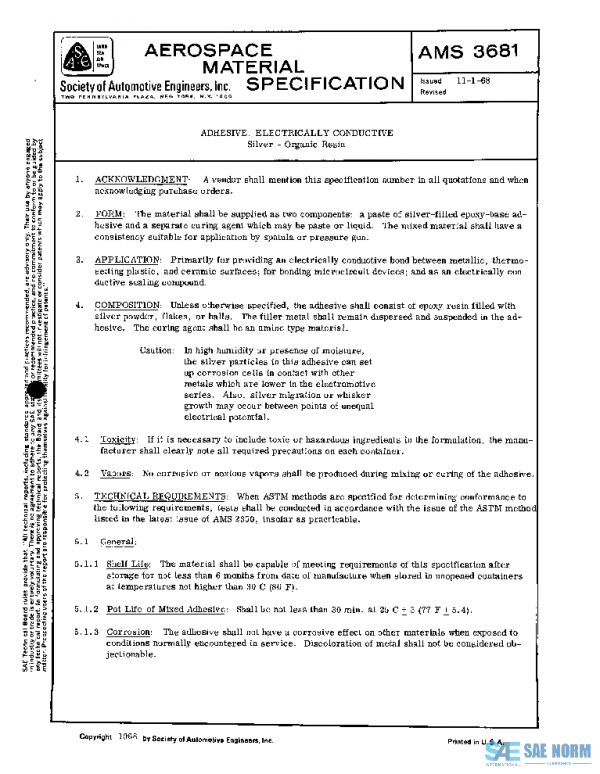 SAE AMS3681 PDF