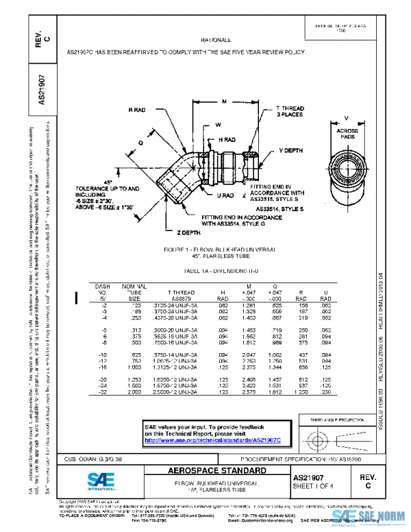 SAE AS21907C PDF