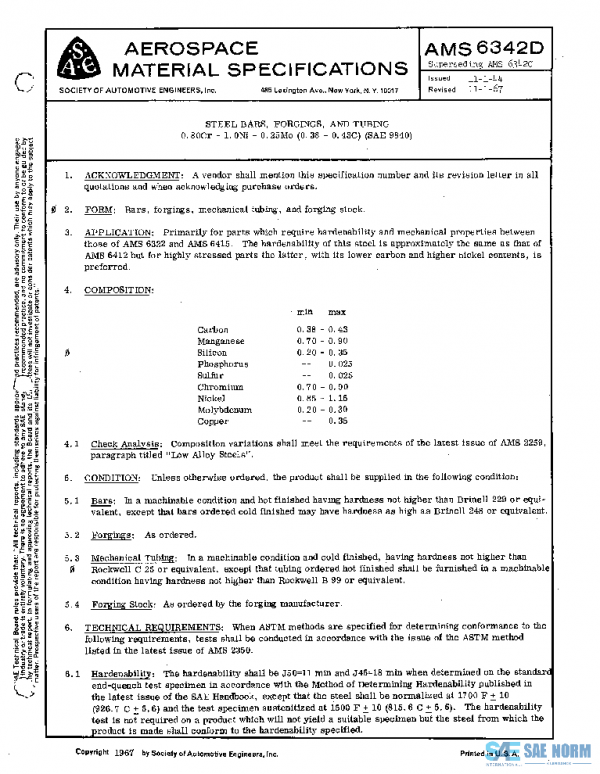 SAE AMS6342D PDF