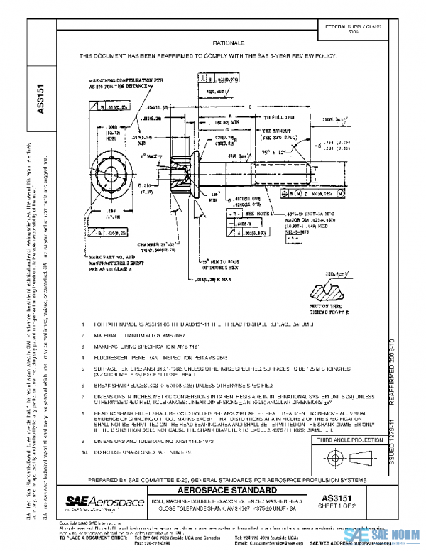 SAE AS3151 PDF