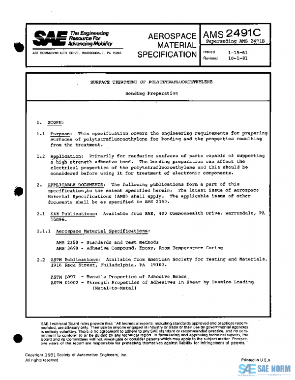 SAE AMS2491C PDF