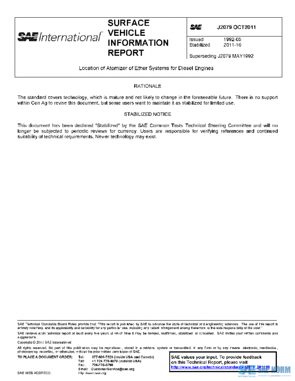 SAE J2079_201110 PDF